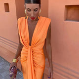 Darcy | Elegant Pleated Maxi Dress 2