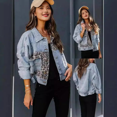 Denim Jacket with Statement Panel Design 1