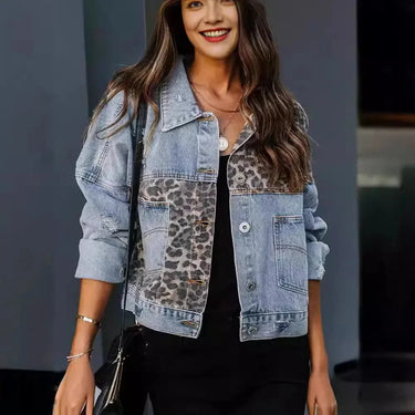 Denim Jacket with Statement Panel Design 2