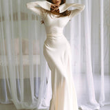 Elegant Long Sleeve Maxi Dress for Women – Flattering Fit and Comfortable Flowing Skirt, Perfect for All Occasions 1