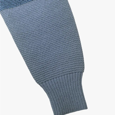 Elegant Three-color Patchwork Sweater Women Commuter Casual Loose Fashion Female Autumn Winter Knitted Thickened Warm Tops Women 5