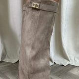 Elegant Women's Knee High Boots – Black Leather or Suede with Slim Design for All-Day Comfort and Versatile Style 5