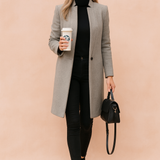 Eliza Women's Coat – Minimalist Straight Cut for Versatile Everyday Style 1