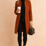 Eliza Women's Coat – Minimalist Straight Cut for Versatile Everyday Style 2