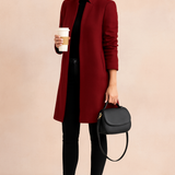 Eliza Women's Coat – Minimalist Straight Cut for Versatile Everyday Style 3