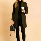 Eliza Women's Coat – Minimalist Straight Cut for Versatile Everyday Style 4