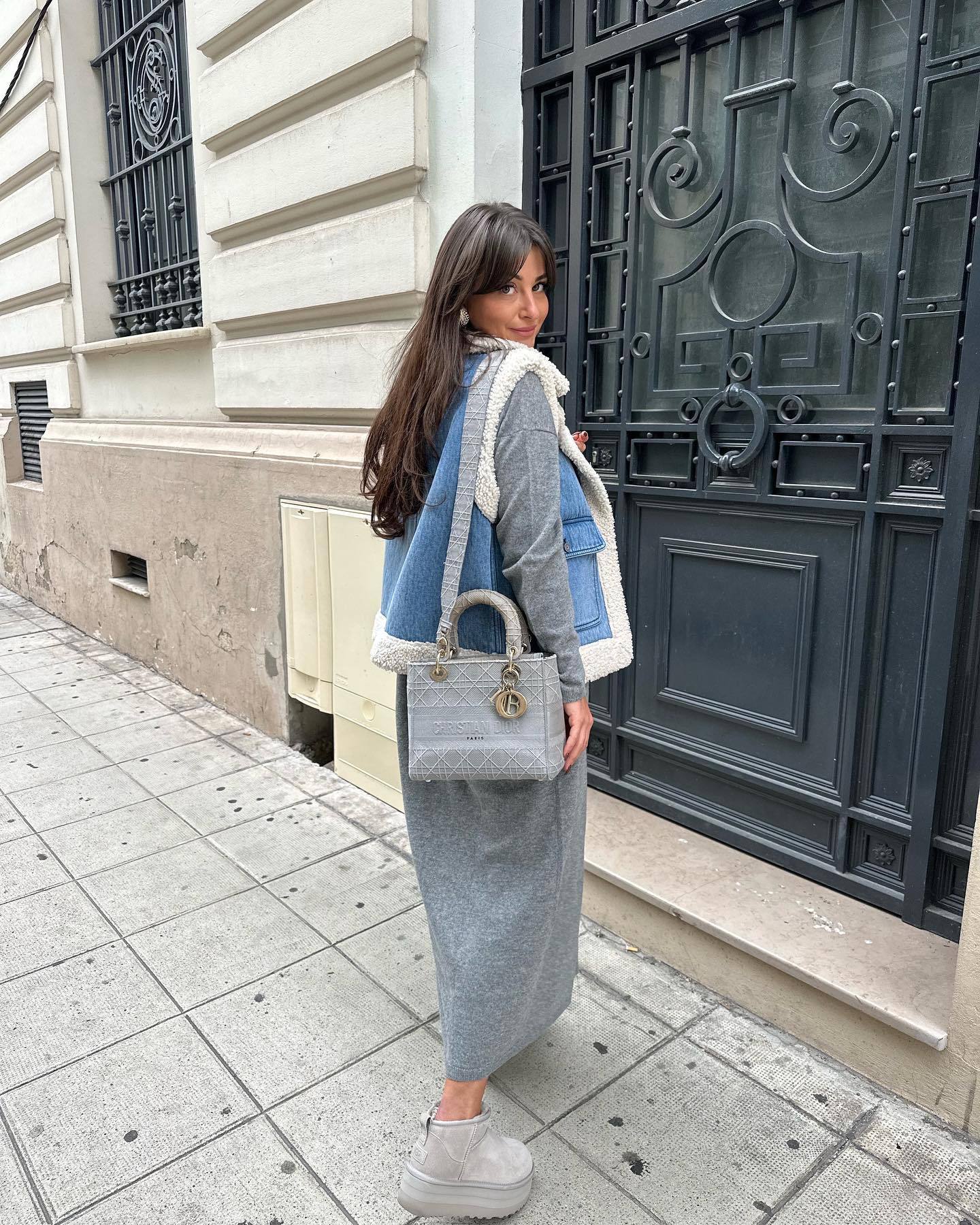 Hadley | Women’s Denim & Shearling Jacket | Sleeveless Vintage Charm 2