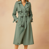 Emilia Long Trench Coat – Stylish Belted Design for Transitional Seasons 3