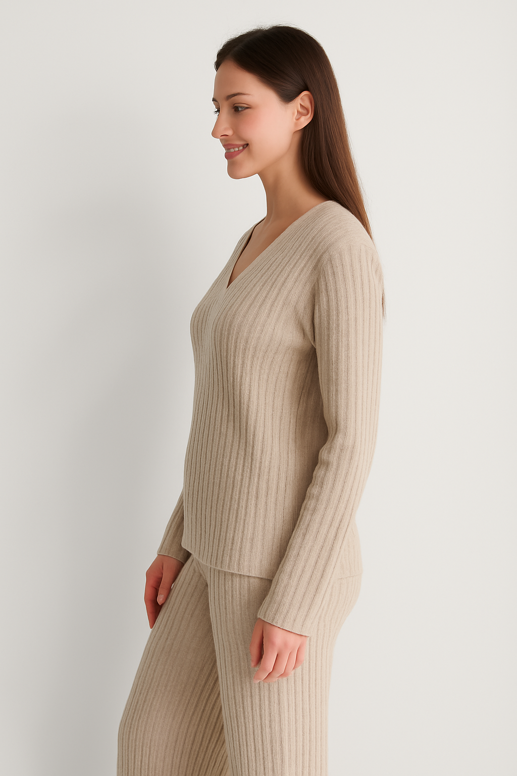 Evangeline Ribbed Knit Lounge Set