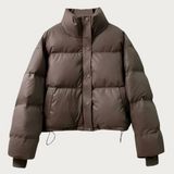 Fashionable puffer jacket with cropped design 3