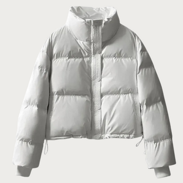 Fashionable puffer jacket with cropped design 4