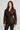 Faux Leather Wrap Jacket