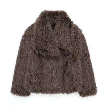 Faux Fur Jacket Women, Fluffy Outerwear for Stylish Comfort - Elegant Cozy Coat for All Occasions 11