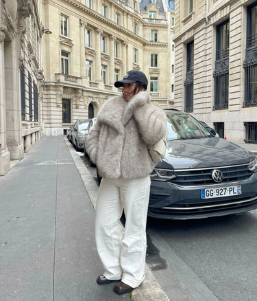 Faux Fur Jacket Women, Fluffy Outerwear for Stylish Comfort - Elegant Cozy Coat for All Occasions 8