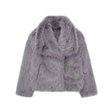 Faux Fur Jacket Women, Fluffy Outerwear for Stylish Comfort - Elegant Cozy Coat for All Occasions 9