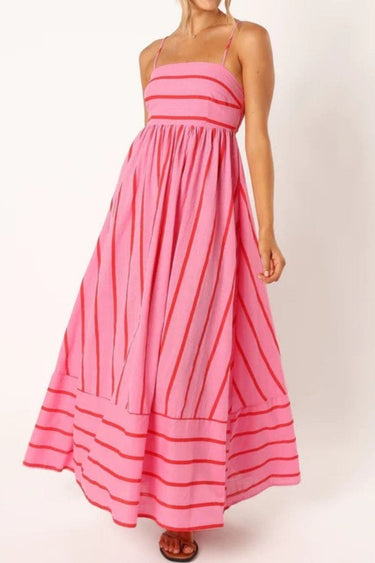Floral Maxi Dress for Women – Romantic Sleeveless Long Dress with Flattering Fit for Garden Parties and Outdoor Events 0