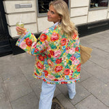 Women’s Elegant Floral Jacket - Yrsa 5