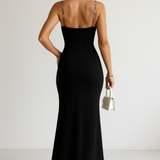 Flower Embroided Maxi Dress 4