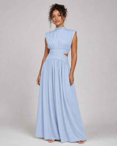 Elegant Sleeveless Formal Occasion Maxi Dress