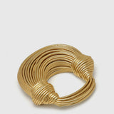 Golden Twisted Hoop Bag 4