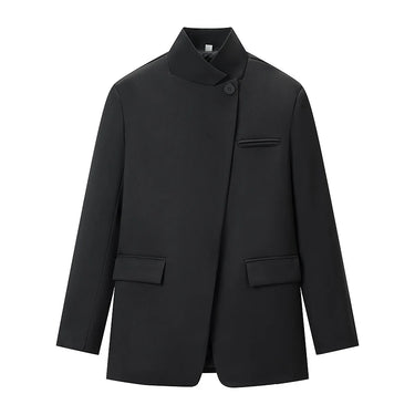 HH 2026 Plaid Blazer – Stylish Single Button Long Sleeve Jacket 8