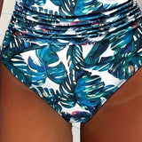 Halter Neck Backless V-Neck Swimsuit for Women 2