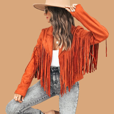 Harper | Western Fringe Cropped Women’s Statement Jacket 2