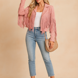 Harper | Western Fringe Cropped Women’s Statement Jacket 3