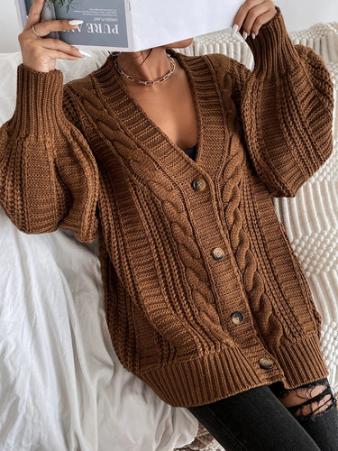 Hearthside Cable Knit Slouch Cardigan 2