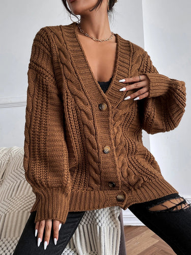 Hearthside Cable Knit Slouch Cardigan 5