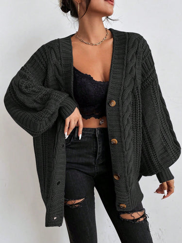Hearthside Cable Knit Slouch Cardigan 7