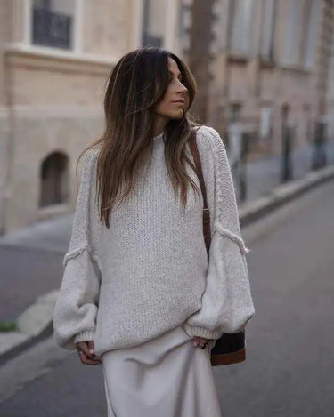 Heidi - Fluffy Oversized Knit Sweater 1