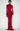 Red High Neck Maxi Dress