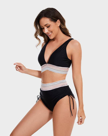 High-Waisted Tummy Control Bikini Set 7