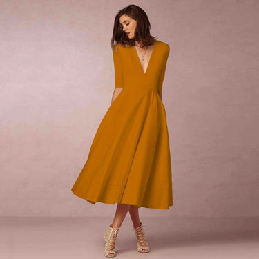 Holly | Women Ivoire Midi Dress Fitted Elegant Cut 2