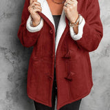 Hooded Coat in Soft Cashmere Feel Fabric 2