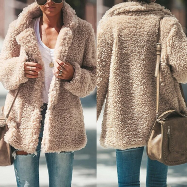 Irena Faux Fur Coat | Fuffy Women's Jacket for Fall and Winter 0