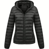 Isla | Lightweight Quilted Hooded Puffer Jacket with Fleece Lining - Lumina 0
