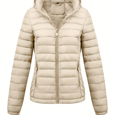 Isla | Lightweight Quilted Hooded Puffer Jacket with Fleece Lining - Lumina 12