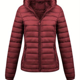 Isla | Lightweight Quilted Hooded Puffer Jacket with Fleece Lining - Lumina 14