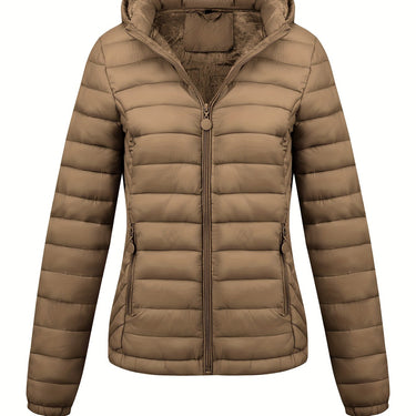 Isla | Lightweight Quilted Hooded Puffer Jacket with Fleece Lining - Lumina 16