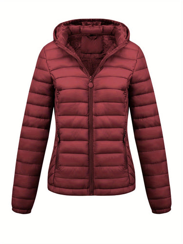 Isla | Lightweight Quilted Hooded Puffer Jacket with Fleece Lining - Lumina 2