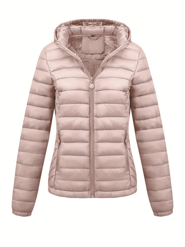 Isla | Lightweight Quilted Hooded Puffer Jacket with Fleece Lining - Lumina 6