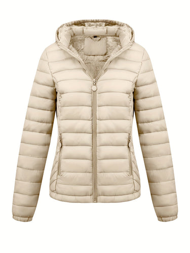 Isla | Lightweight Quilted Hooded Puffer Jacket with Fleece Lining - Lumina 8