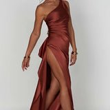 Jaida - Satin Evening Dress 9