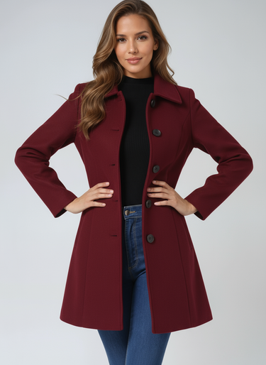 Josephine | Women's Single Breasted Winter Trench Coat 6