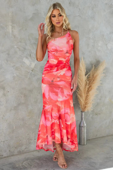 Katherine | Elegant Floral Midi Dress for Warm Weather 3