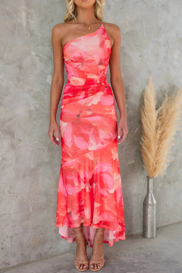 Katherine | Elegant Floral Midi Dress for Warm Weather 4