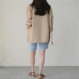 Korean Herringbone Blazer – Casual Loose Fit for Spring & Summer 3