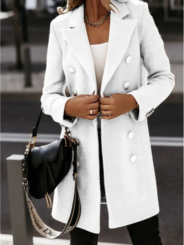 Korean Streetwear Wool Coat Women – Stylish Long Sleeve Autumn Jacket 4